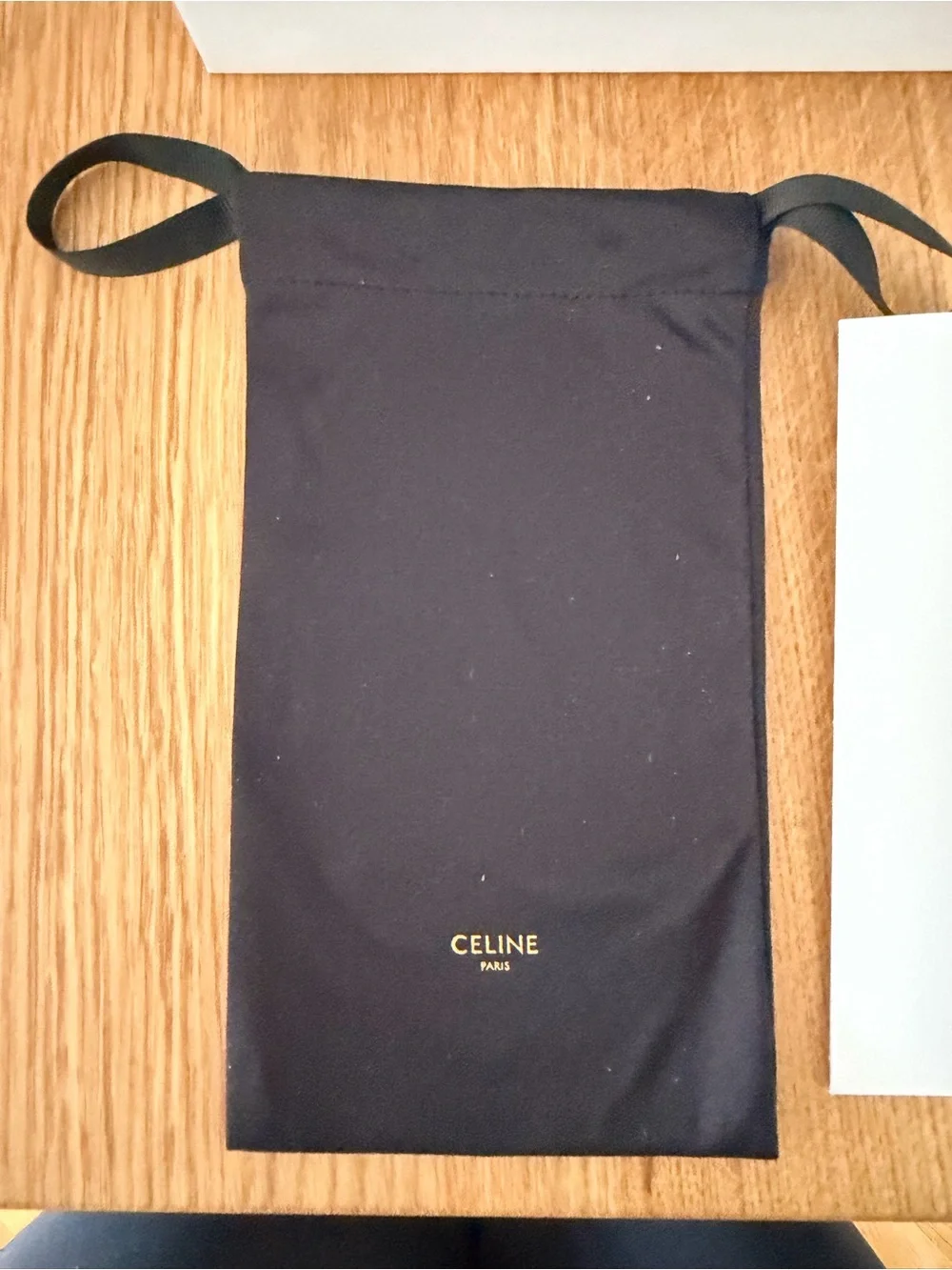 Celine White Box (9” x 5” x 2.5”) with Sunglasses Pouch and Receipt Envelope